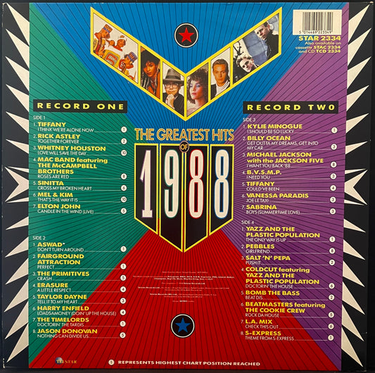 Various – The Greatest Hits Of 1988 - USED Vinyl 12" 2LP