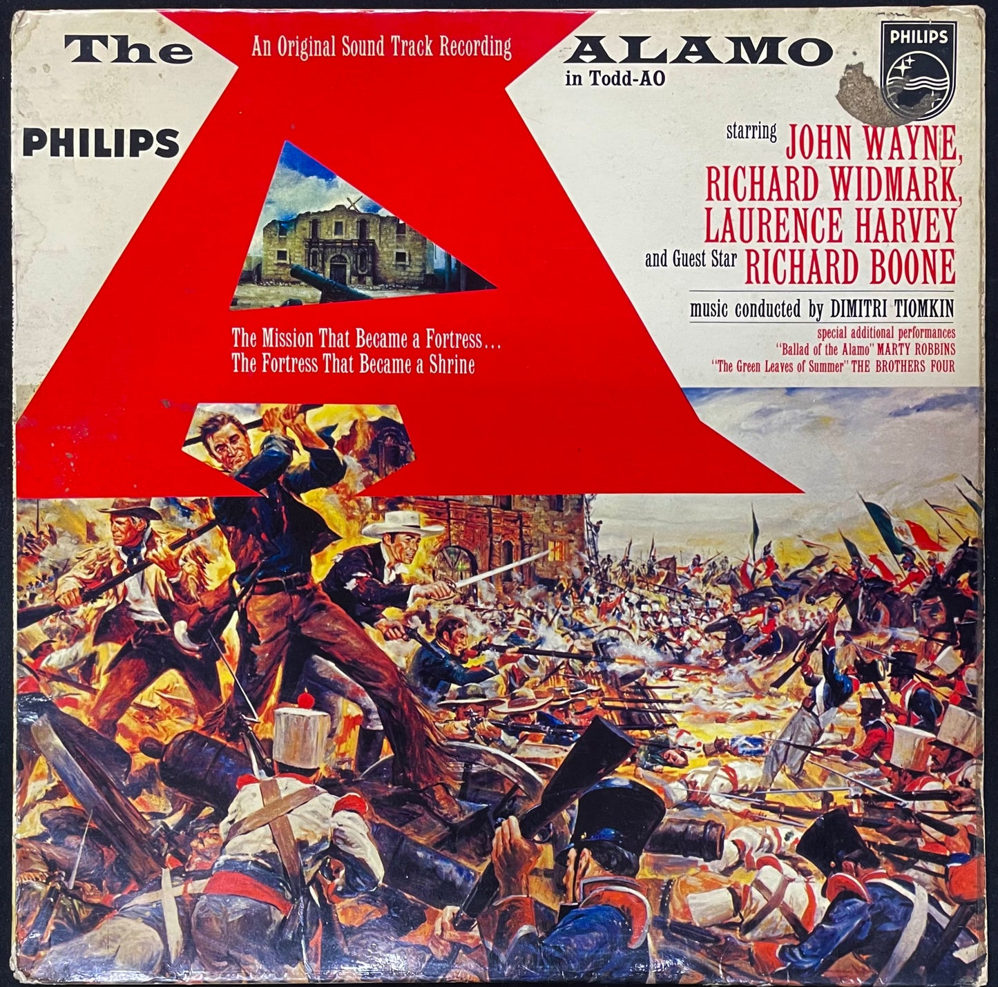 Dimitri Tiomkin – The Alamo - USED Vinyl LP MONO