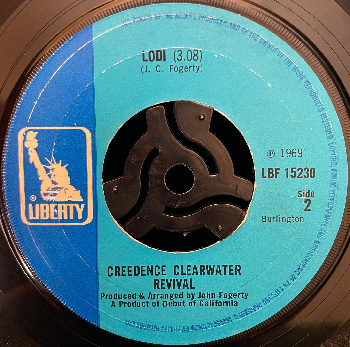 Creedence Clearwater Revival – Bad Moon Rising - USED Vinyl 7" Single
