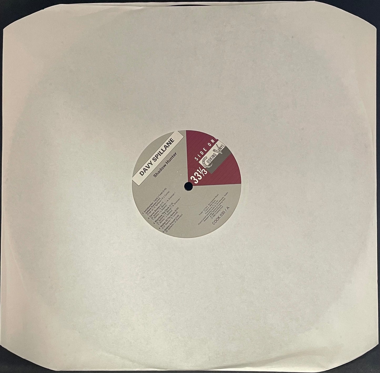 Davy Spillane – Shadow Hunter - USED Vinyl LP