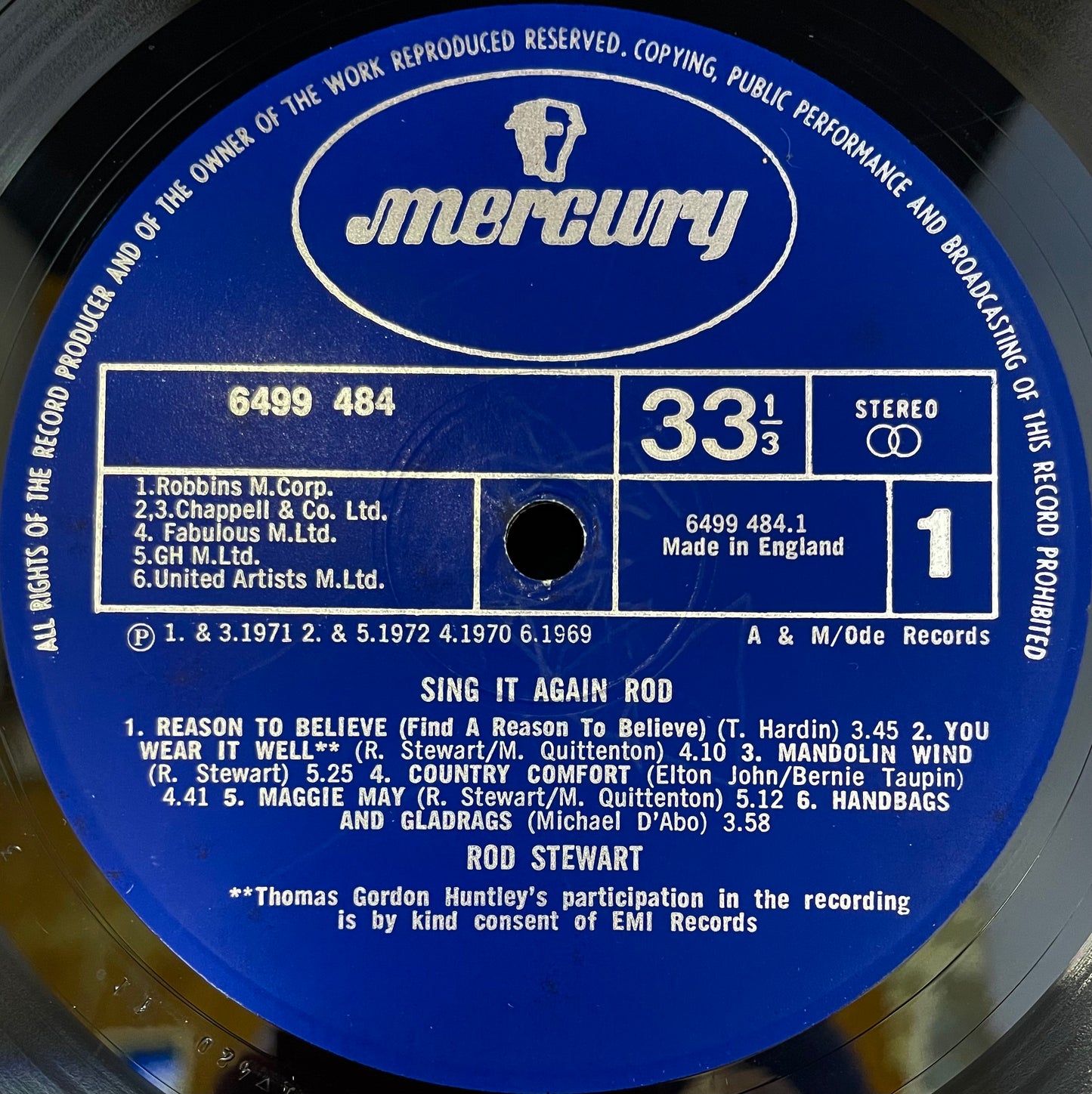 Rod Stewart – Sing It Again Rod - USED Vinyl LP