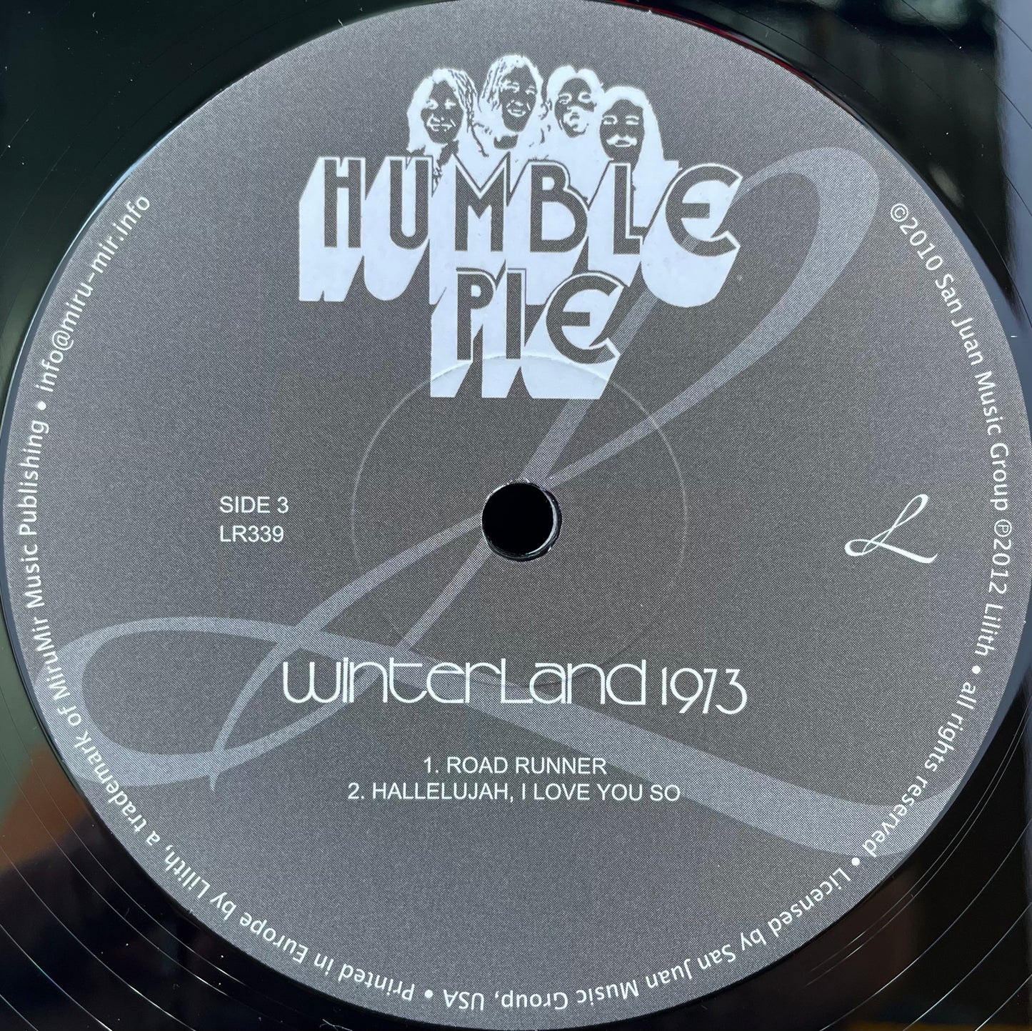 Humble Pie – Winterland 1973 - USED 180G Vinyl 2LP