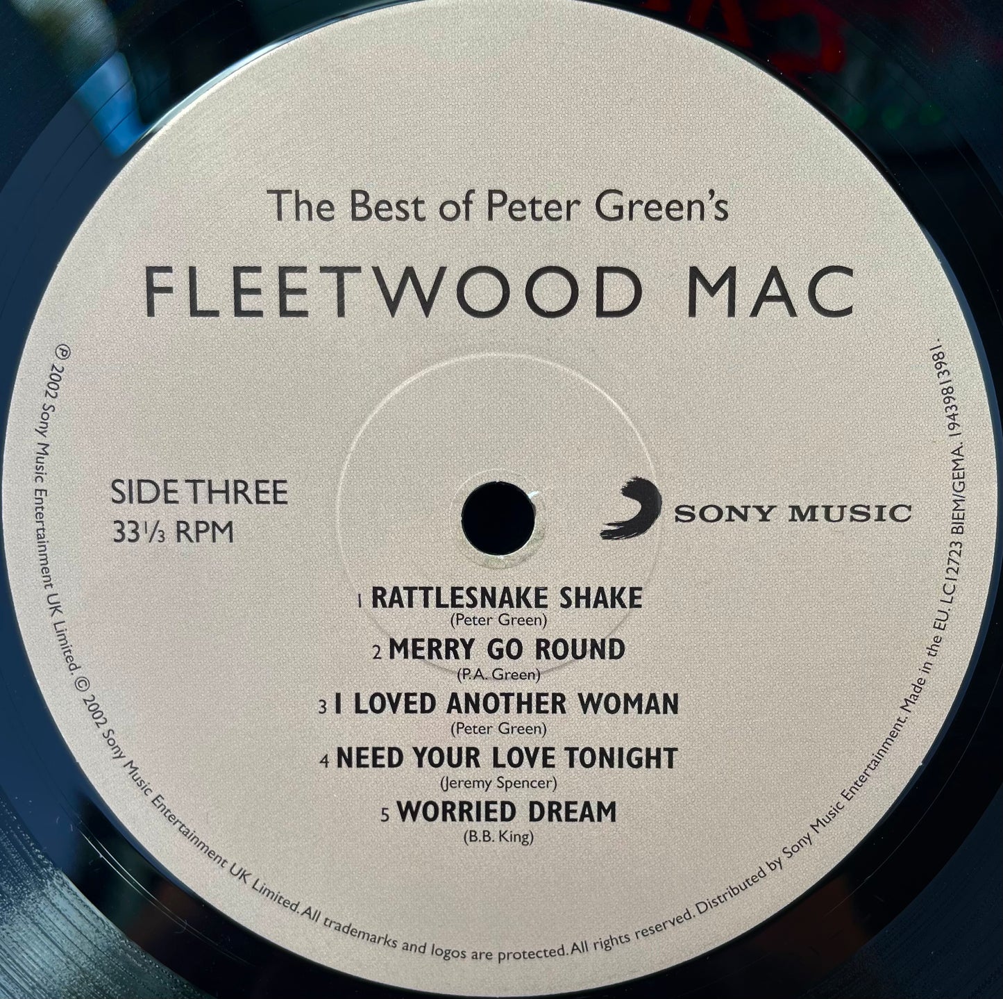 Fleetwood Mac – The Best Of Peter Green's Fleetwood Mac - USED Vinyl 2LP