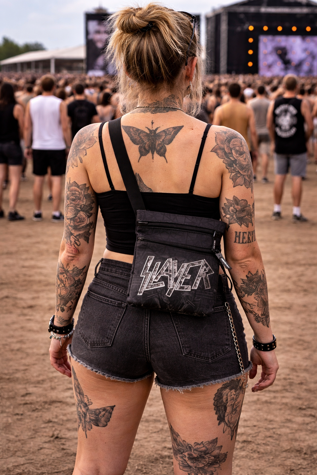 Rocksax Slayer Body Bag - Skull