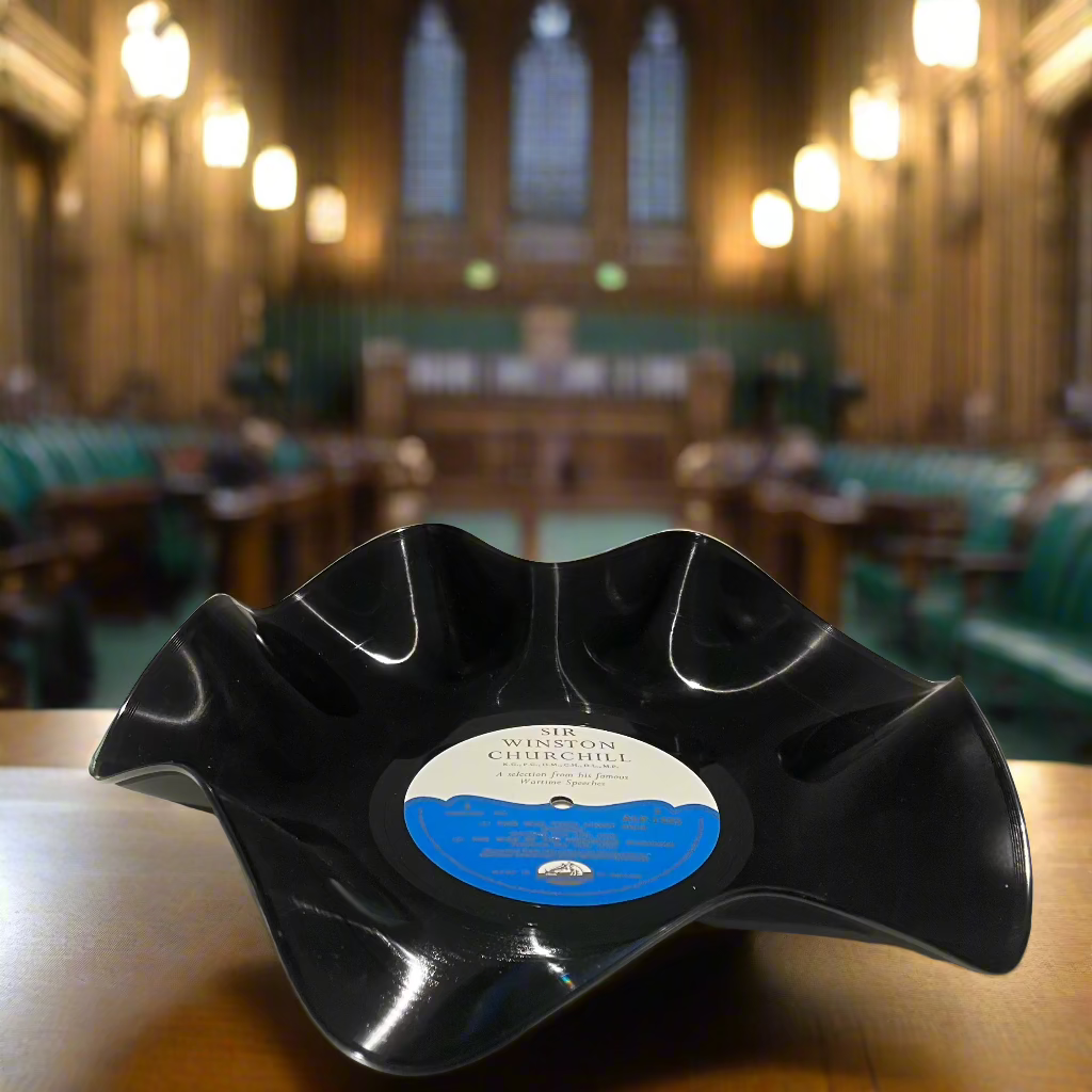 The 'Churchill' 12" Vinyl Record Bowl