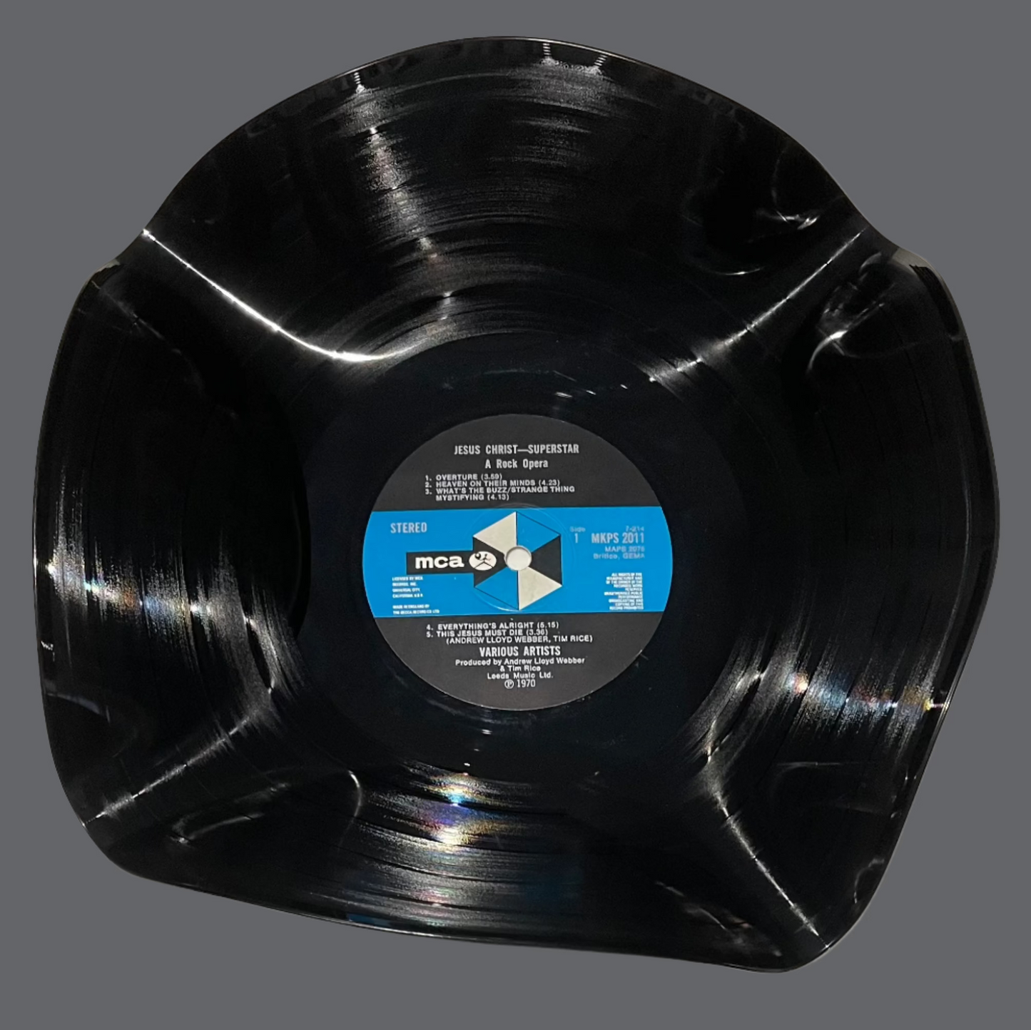 The 'MCA’ 12" Vinyl Record Bowl