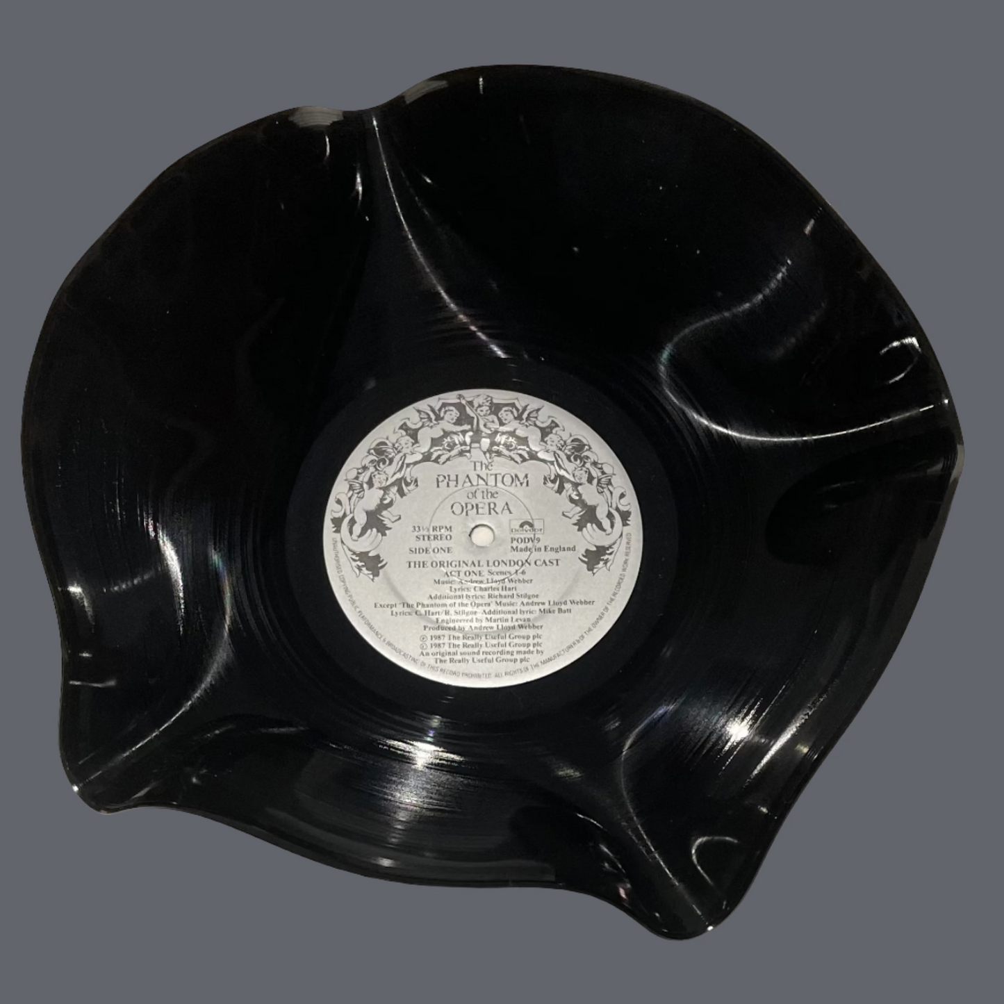 The 'Phantom’ 12" Vinyl Record Bowl