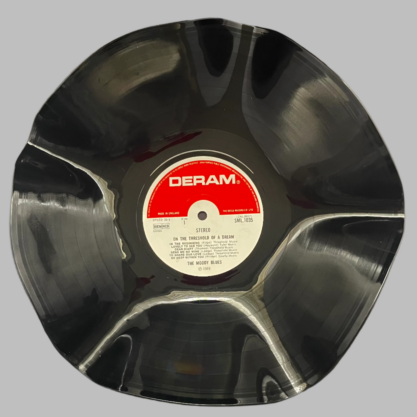 The 'Deram 2’ 12" Vinyl Record Bowl