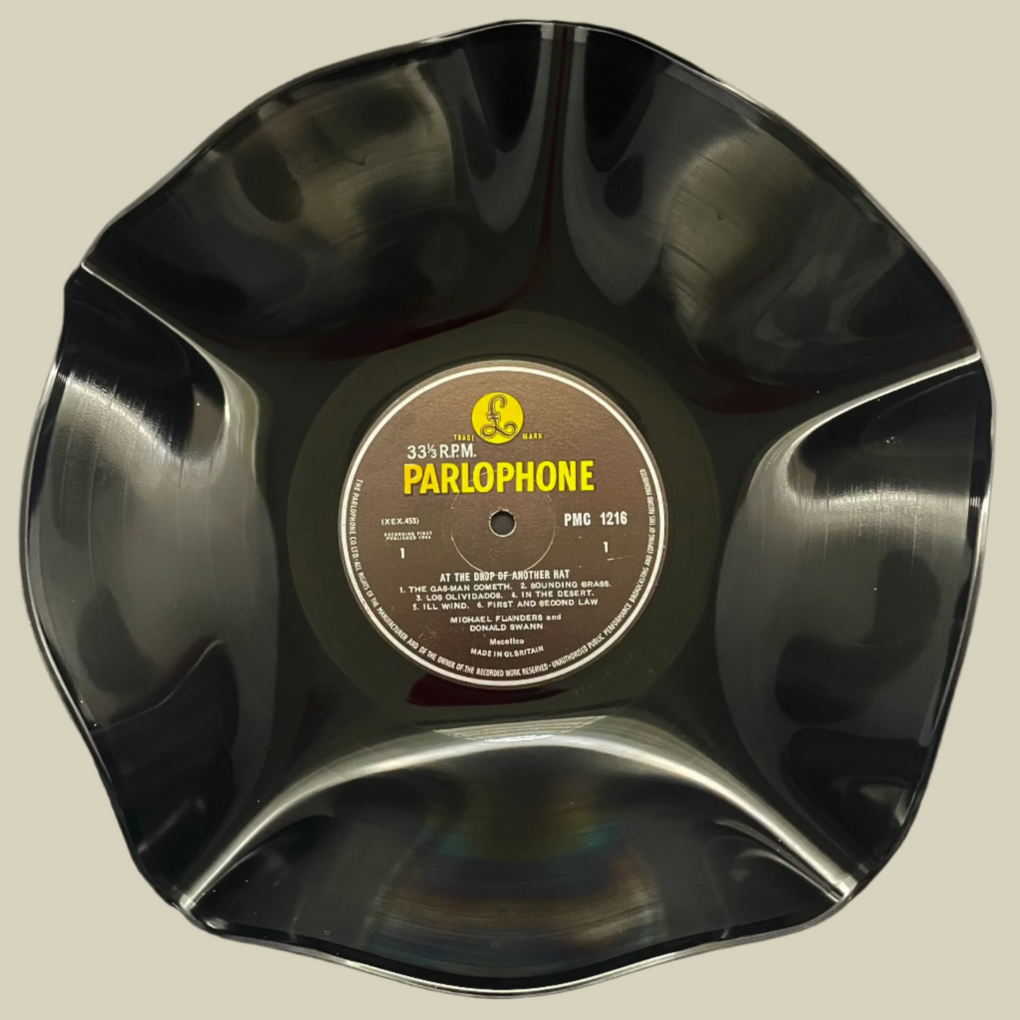 Die 12"-Vinyl-Schallplattenschale „Parlophone“