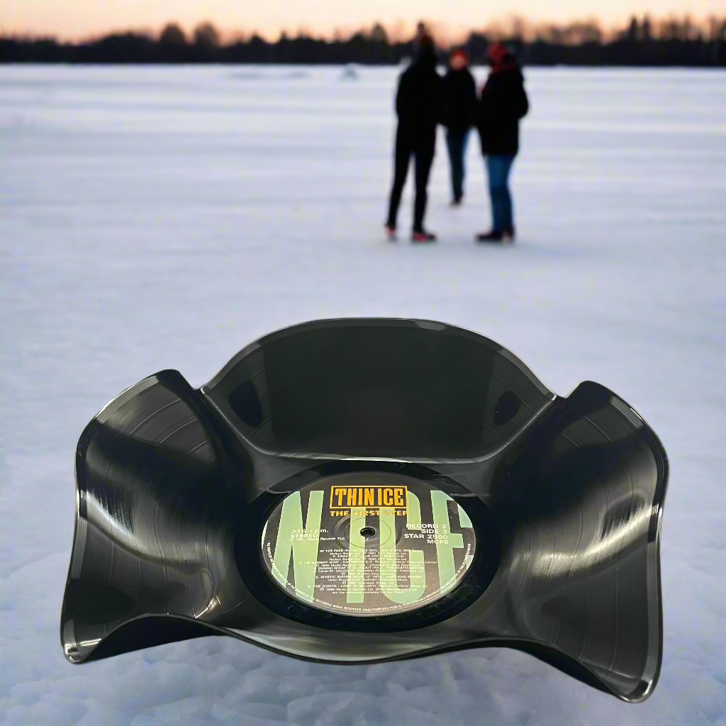 The 'Thin Ice' 12" Vinyl Record Bowl