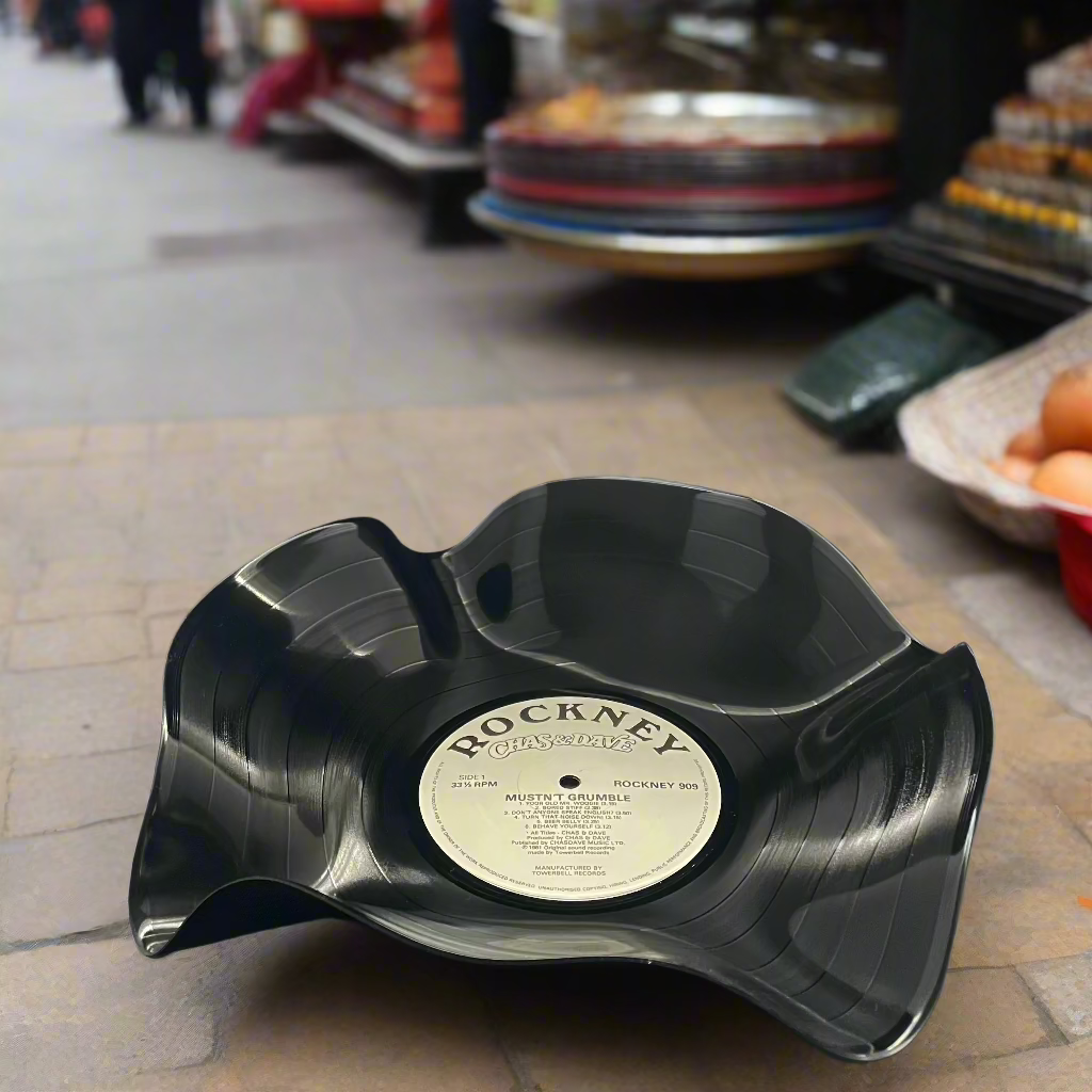 The 'Mustn't Grumble' 12" Vinyl Record Bowl