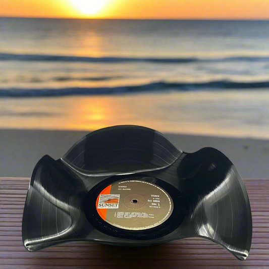 The 'Sunset' 12" Vinyl Record Bowl