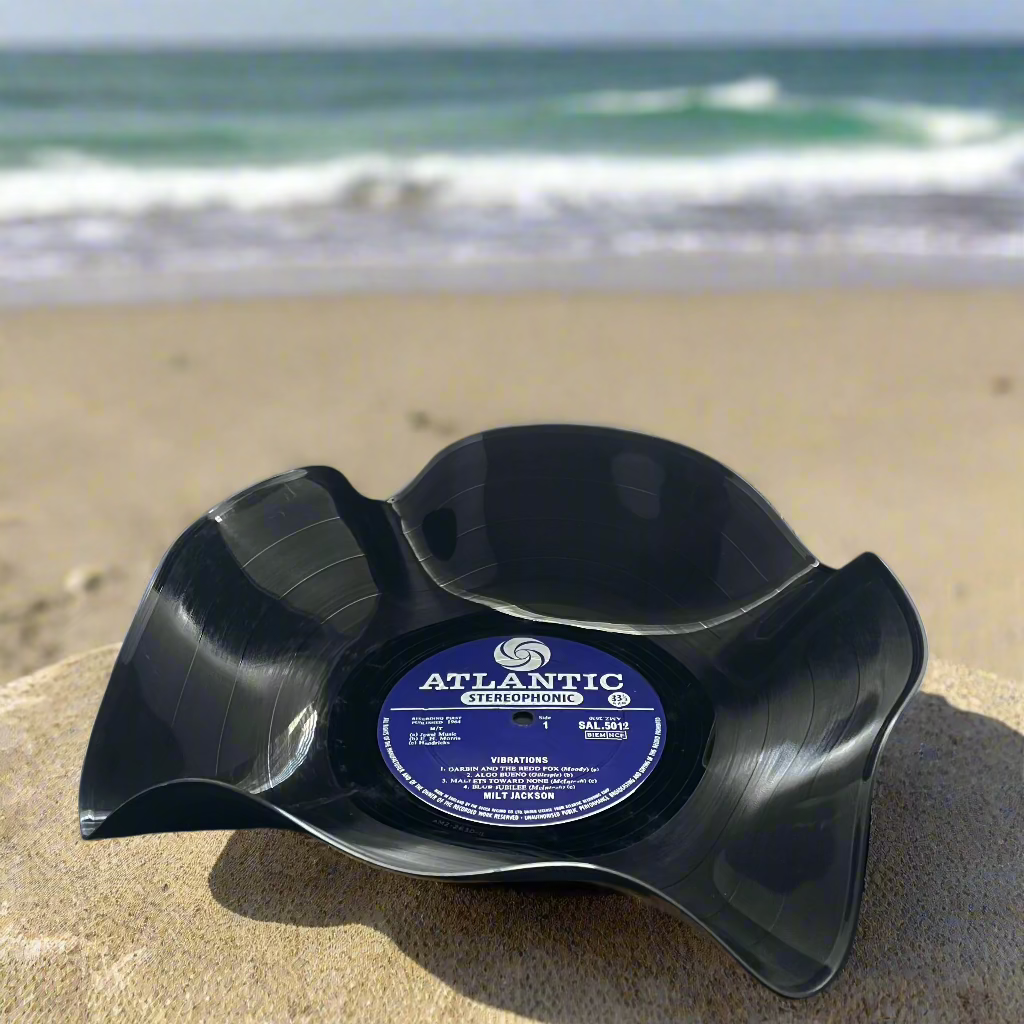 Die 12"-Vinyl-Schallplattenschale „Atlantic Blue“