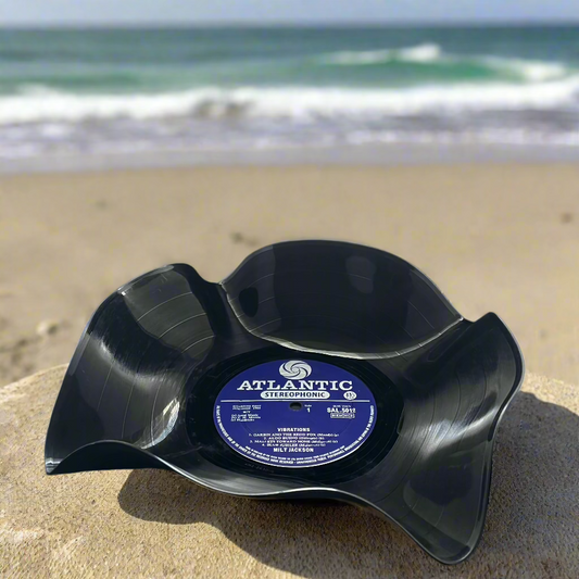 Die 12"-Vinyl-Schallplattenschale „Atlantic Blue“