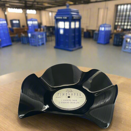 The 'Timelapse' 12" Vinyl Record Bowl