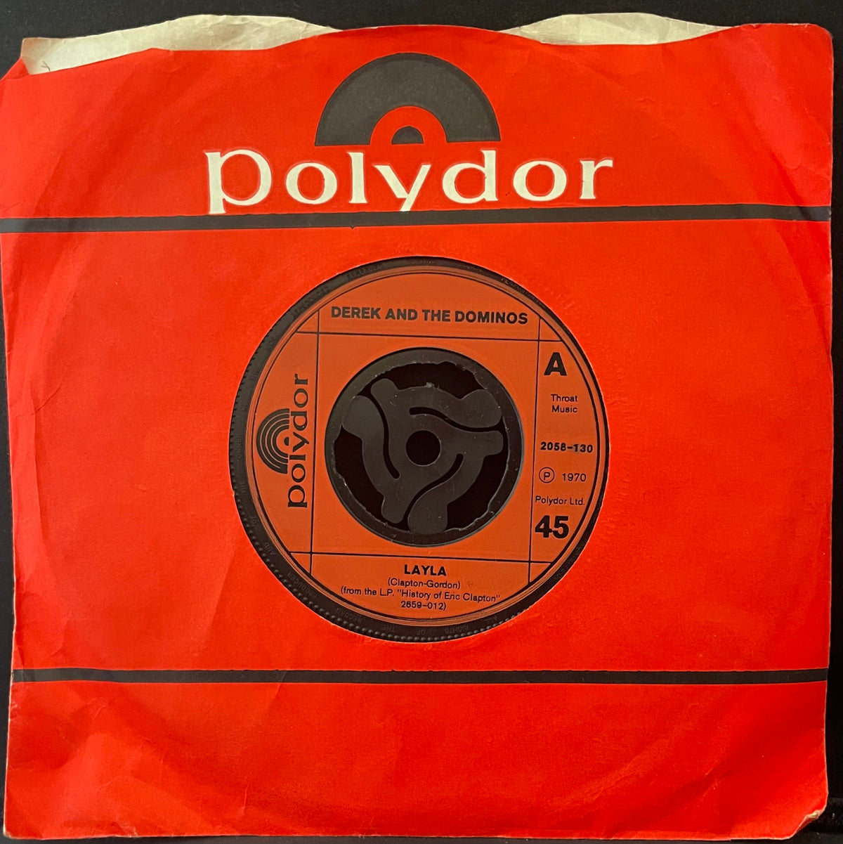 Derek And The Domino’s -  Layla - USED Vinyl 7" Single