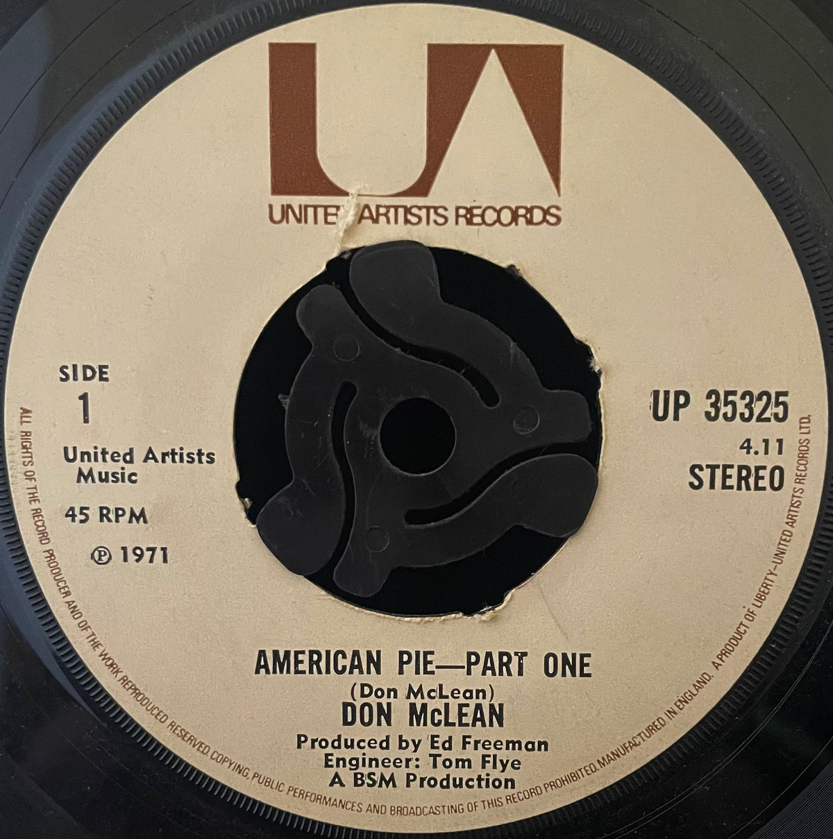 Don McLean – American Pie - USED Vinyl 7" Single