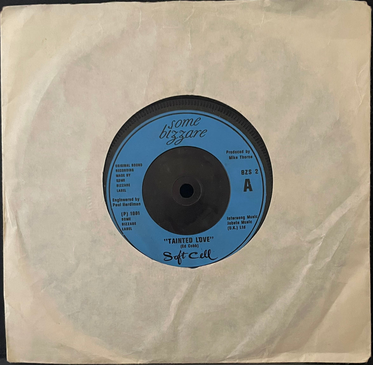 Soft Cell – Tainted Love - USED Vinyl 7" Single