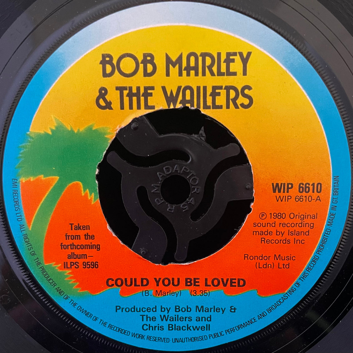 Bob Marley & The Wailers – Could You Be Loved - USED Vinyl 7" Single