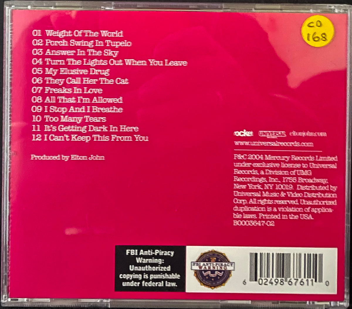 Elton John – Peachtree Road - USED CD