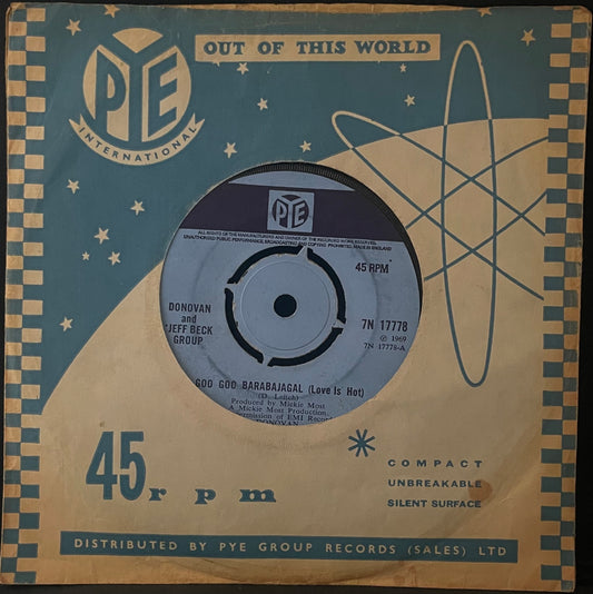 Donovan and Jeff Beck Group – Goo Goo Barabajagal (Love Is Hot) - USED Vinyl 7" Single