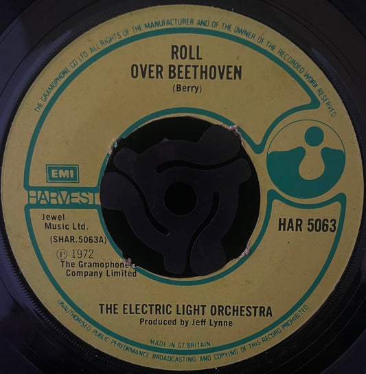 The Electric Light Orchestra – Roll Over Beethoven - USED Vinyl 7" Single
