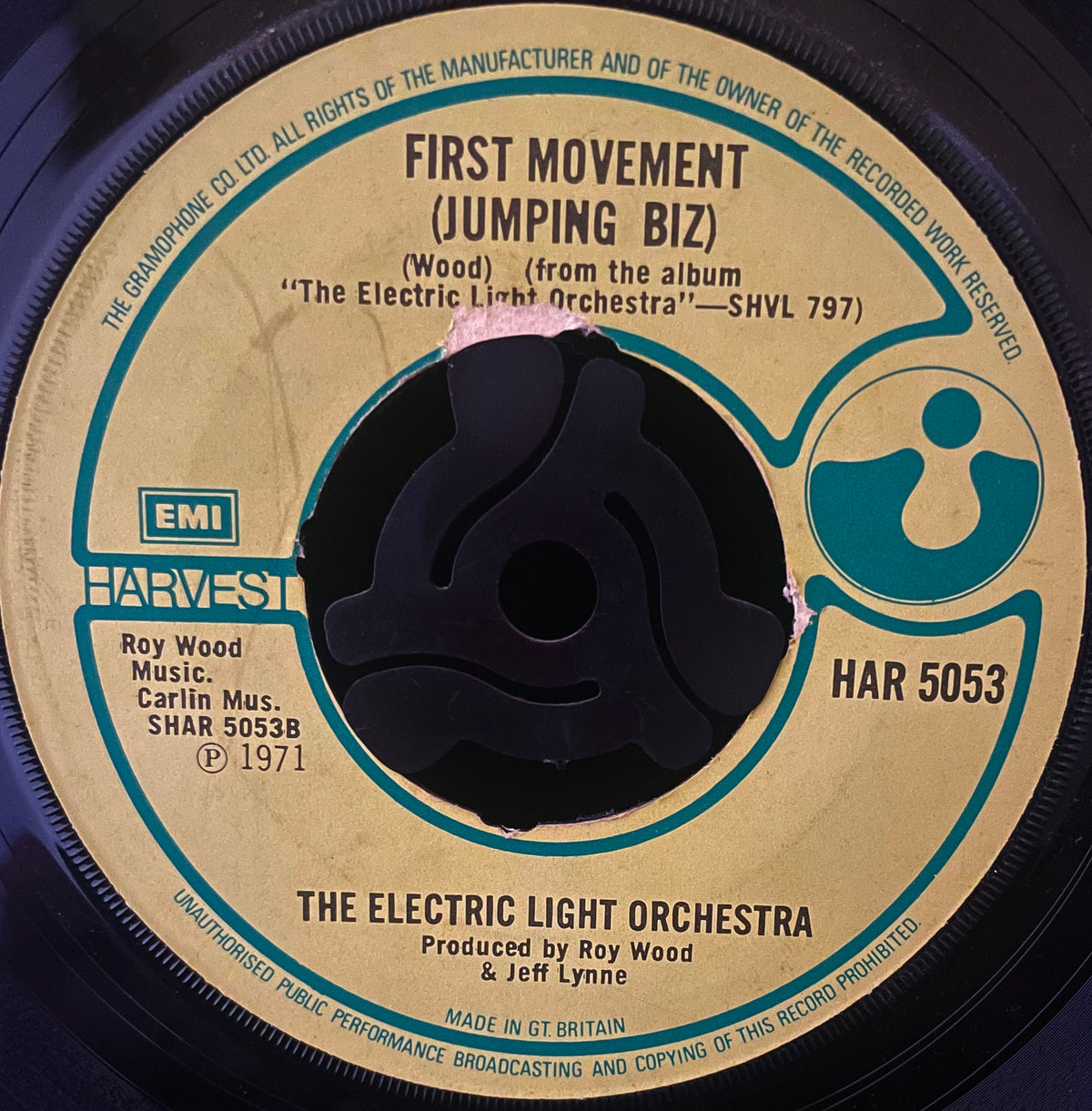 The Electric Light Orchestra – 10538 Overture - USED Vinyl 7" Single