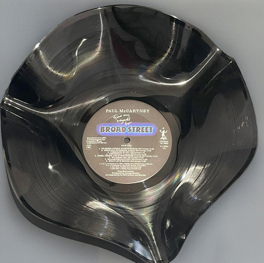 The 'Broad Street' 12" Vinyl Record Bowl