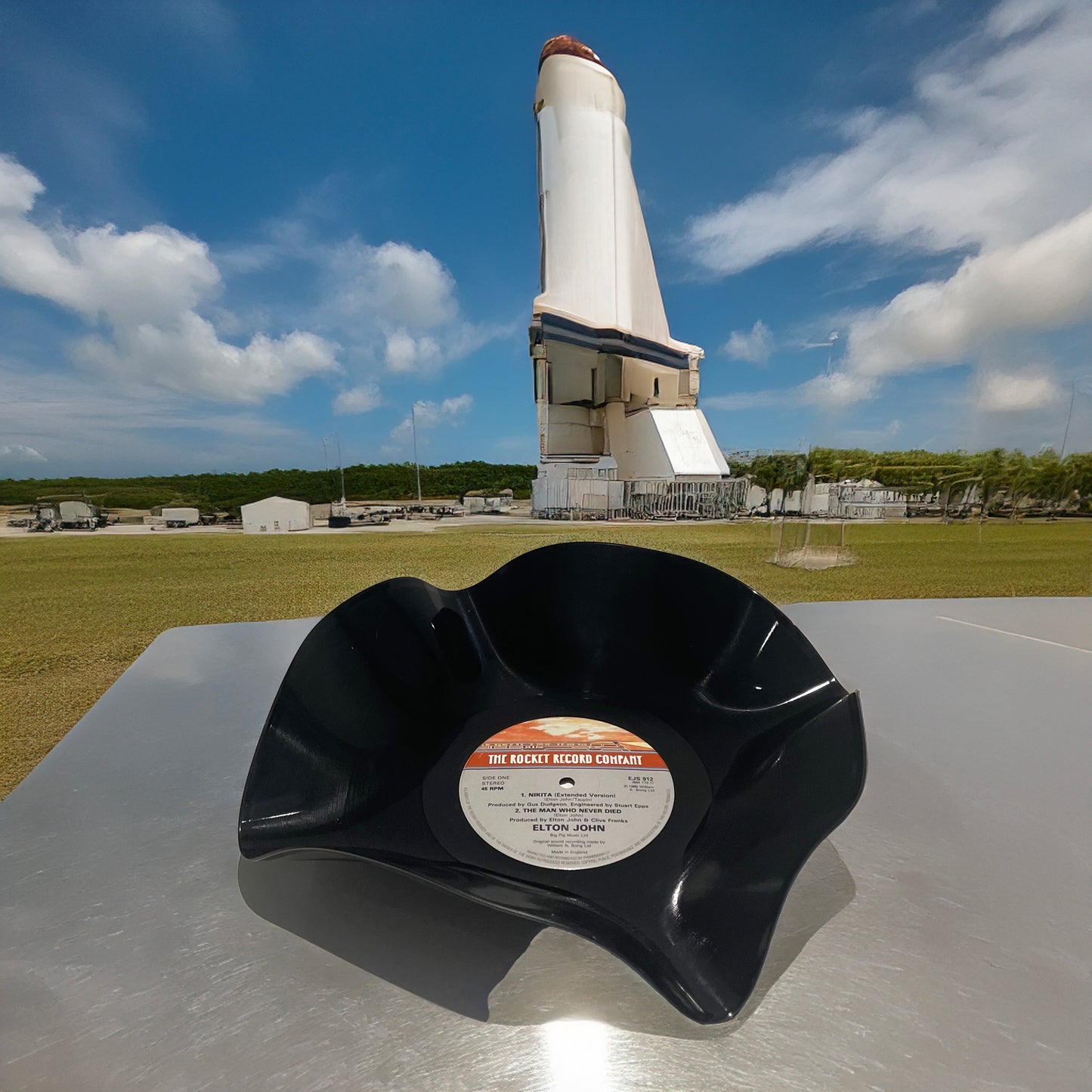 The 'Rocket' Vinyl Record Bowl