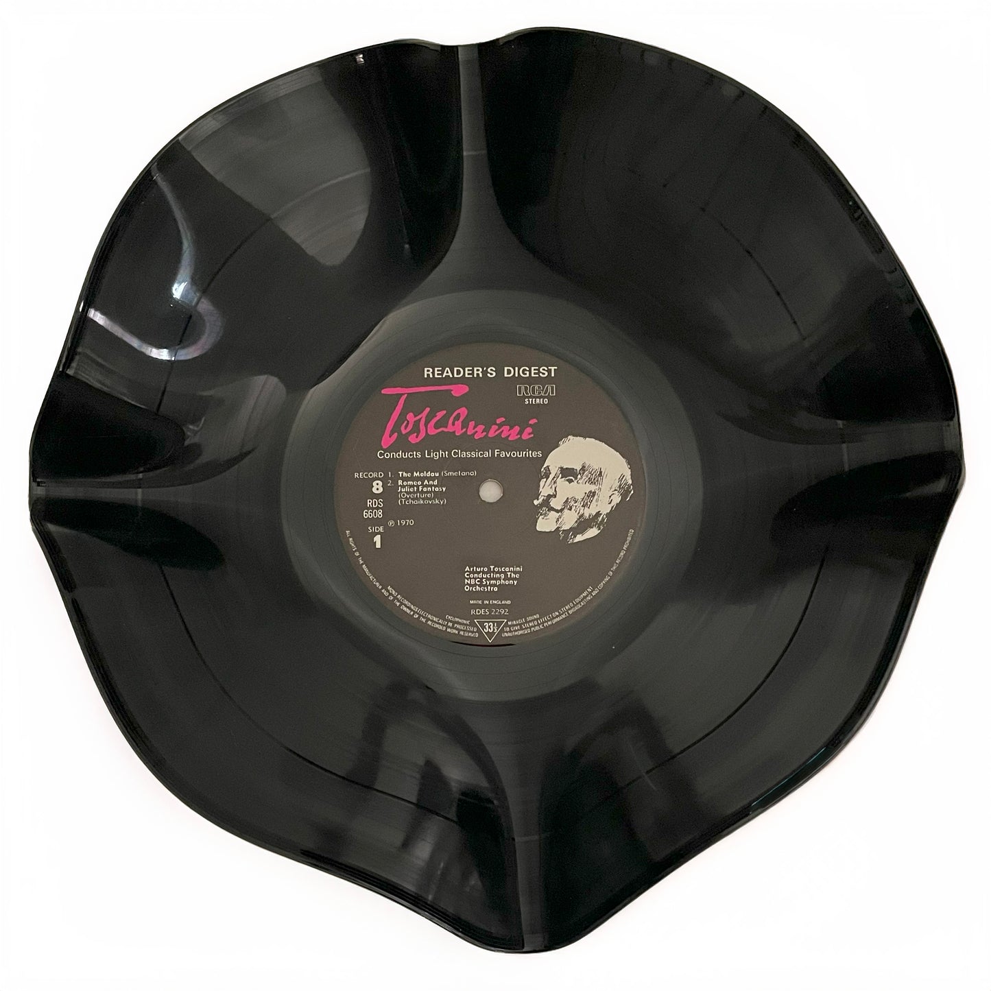 The 'Toscanini' 12" Vinyl Record Bowl