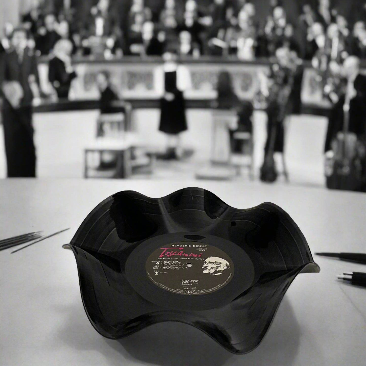 The 'Toscanini 2' 12" Vinyl Record Bowl