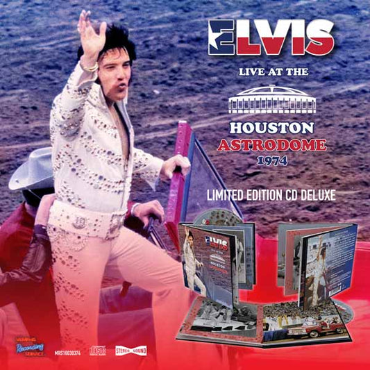 PRESALE - Elvis Presley - LIVE AT THE HOUSTON ASTRODOME 1974 - CD Book