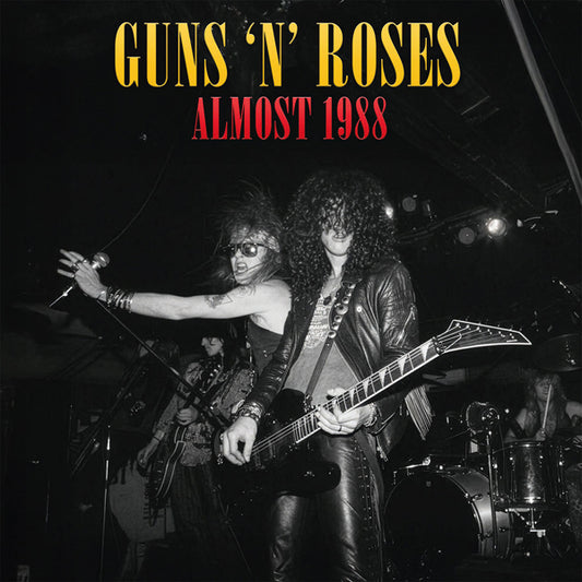 PRESALE - Guns N' Roses - Almost 1988 - 12" Clear Vinyl 2LP