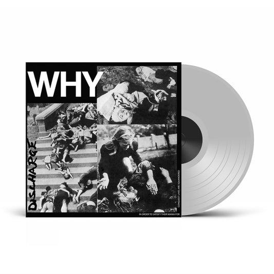 PRESALE - Discharge - Why? - 12" Clear Vinyl LP