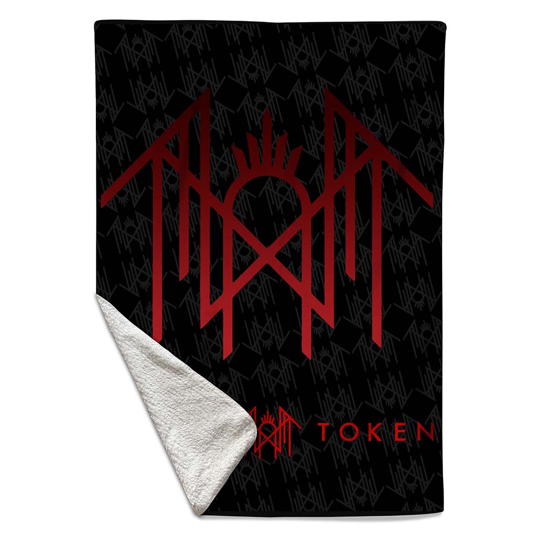 Rocksax Sleep Token  Blanket - Red Logo