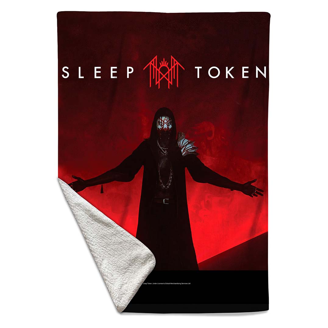 Rocksax Sleep Token  Blanket - Red Light