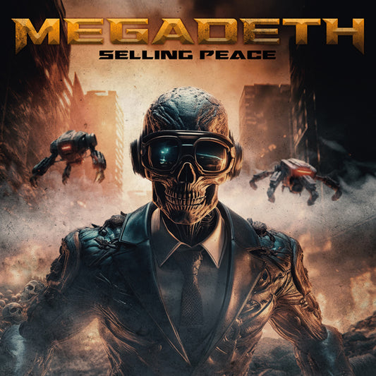 PRESALE - MEGADETH - SELLING PEACE - Vinyl LP RED W/ BLACK SPLATTER