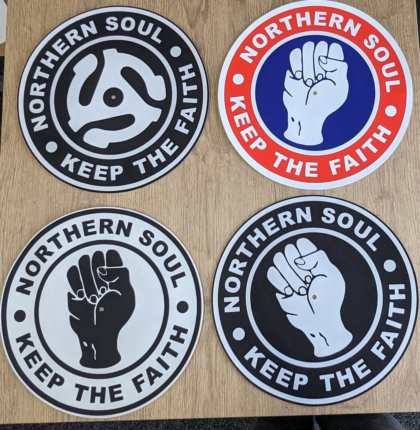 Northern Soul - Red White and Blue - Keep the Faith Slipmat