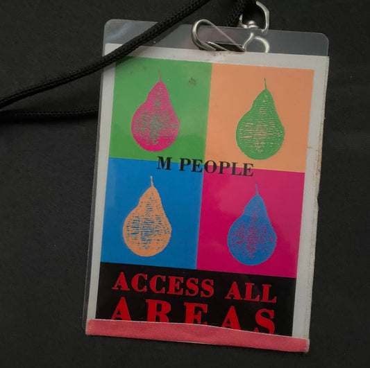 M People - The Summer M Party at Crystal Palace 1996 'ACCESS ALL AREAS' Tour Pass